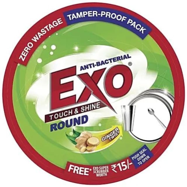 Exo Touch & Shine Round Dishwash Bar  (700 g)