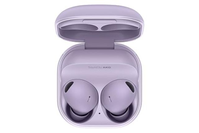 Samsung Galaxy Buds2 Pro, with Innovative AI features, Bluetooth Truly Wireless in Ear Earbuds with Noise Cancellation (Bora Purple)